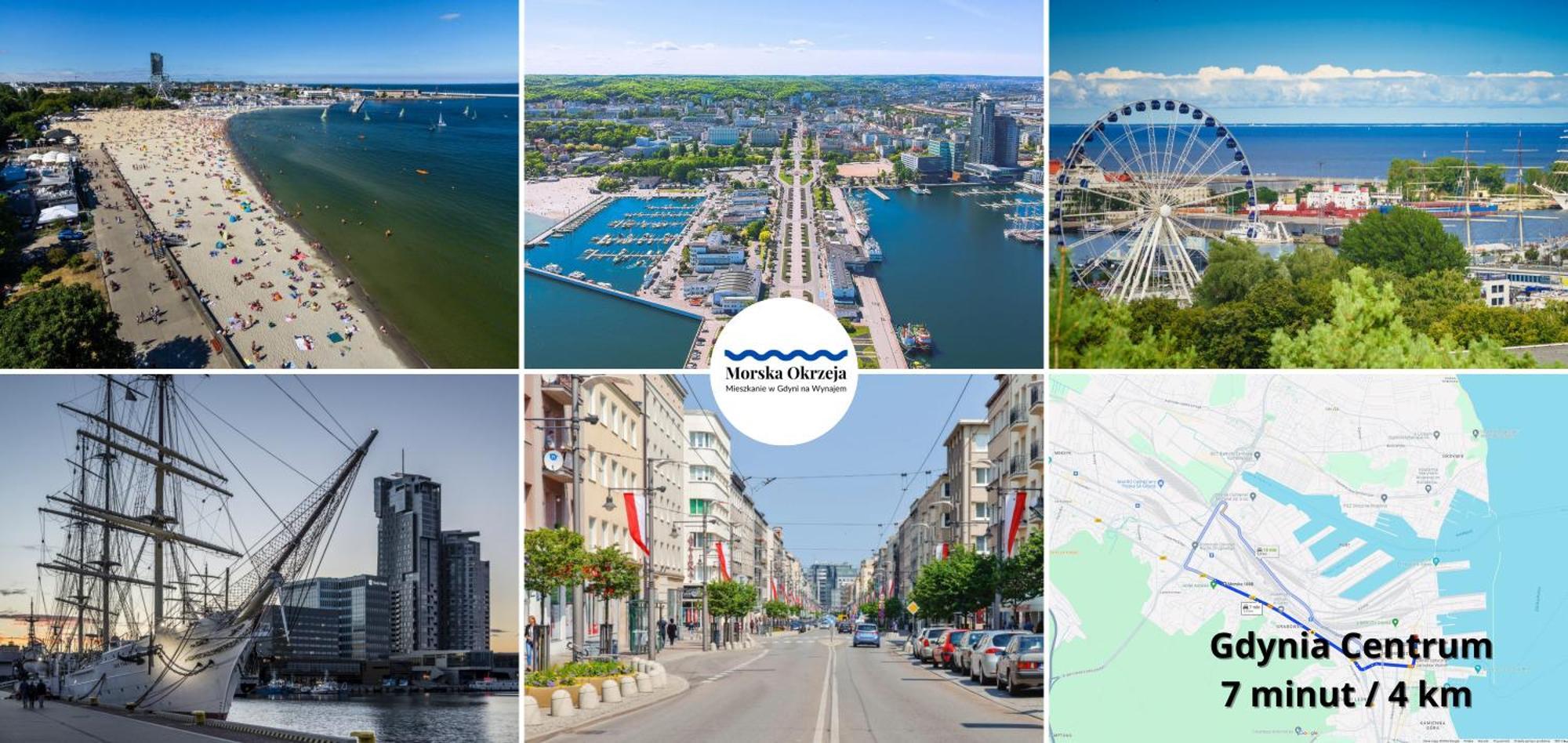 Morska Okrzeja - Sloneczne Mieszkanie Blisko Centrum Free Parking Gdynia